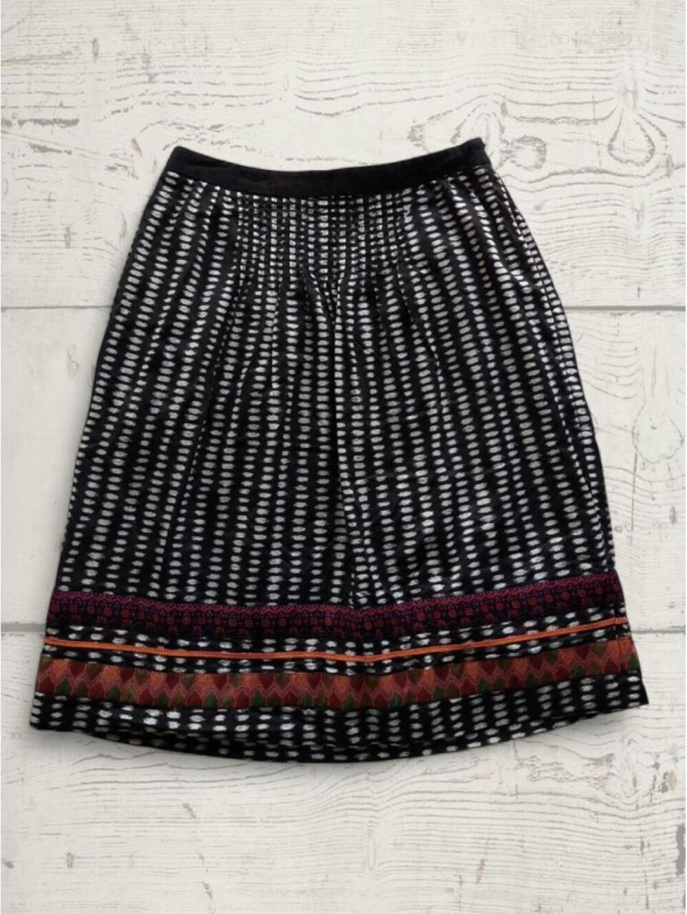 Vintage Anthropologie ✨Edmé & Esyllte ✨ ‘Beribboned Rings’ skirt - Picture 3 of 7